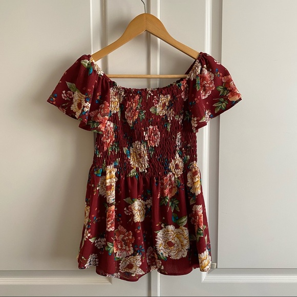Off-the-Shoulder Boho Top - Picture 5 of 6